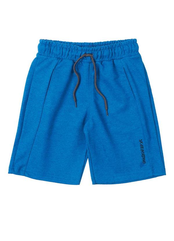 Soft Bonni - Bermuda Infantil Moletinho Azul