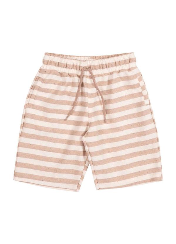 Soft Bonni - Bermuda Infantil Moletinho Bege 6