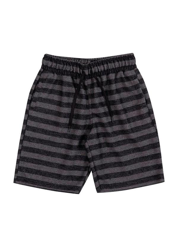 Soft Bonni - Bermuda Infantil Moletinho Preto