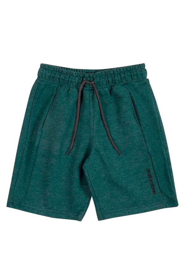 Soft Bonni - Bermuda Infantil Moletinho Verde