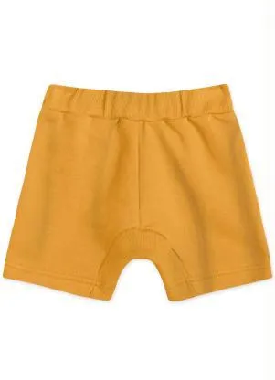 Tigor T Tigre - Bermuda Infantil Moletom Amarelo - TIGOR T TIGRE