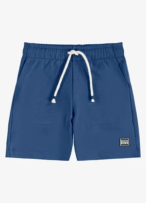 Rovi Kids - Bermuda Infantil Moletom Azul - ROVI KIDS