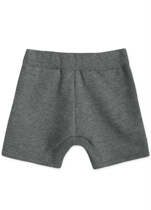 Tigor T Tigre - Bermuda Infantil Moletom Cinza 6