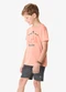 Rovi Kids - Bermuda Infantil Moletom Marrom - variação: Preto