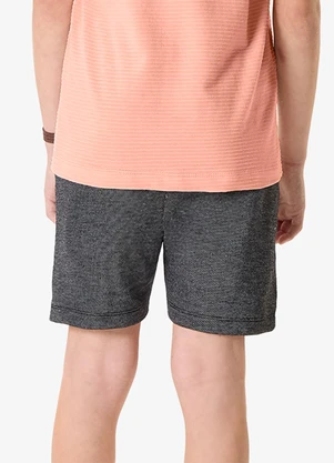 Rovi Kids - Bermuda Infantil Moletom Preto - ROVI KIDS