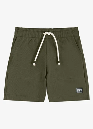 Rovi Kids - Bermuda Infantil Moletom Verde - ROVI KIDS