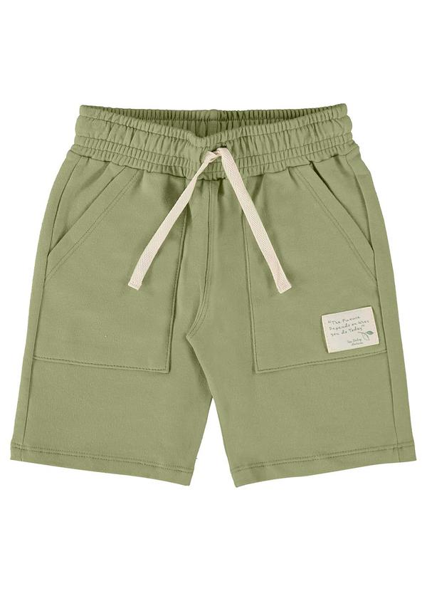 Up Baby - Bermuda Infantil Nature para Menino Verde