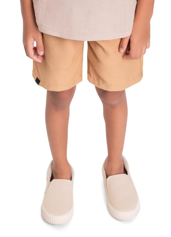 Quimby - Bermuda Infantil para Menino Amarelo