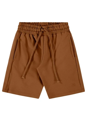 Up Baby - Bermuda Infantil para Menino Marrom - UP BABY