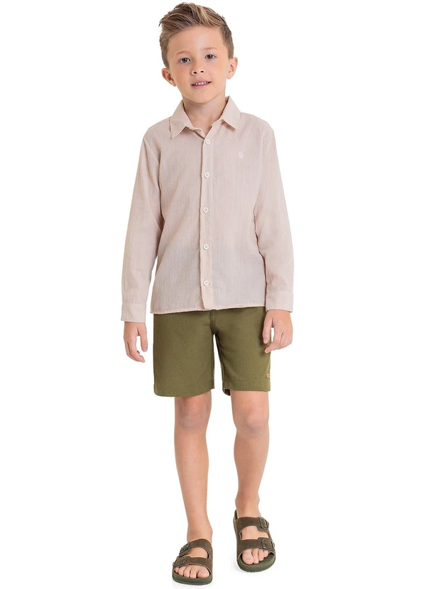 Quimby - Bermuda Infantil para Menino Verde 3