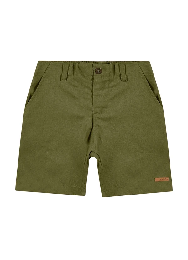 Quimby - Bermuda Infantil para Menino Verde 4