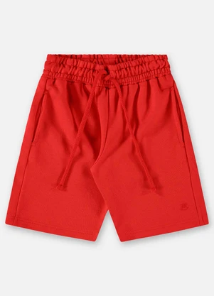 Up Baby - Bermuda Infantil para Menino Vermelho - UP BABY