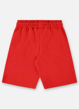 Up Baby - Bermuda Infantil para Menino Vermelho - UP BABY