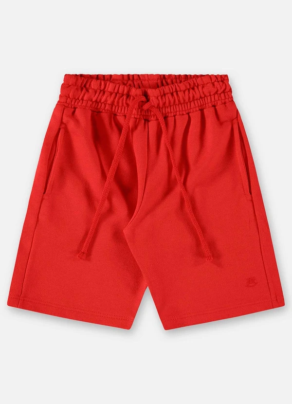 Up Baby - Bermuda Infantil para Menino Vermelho