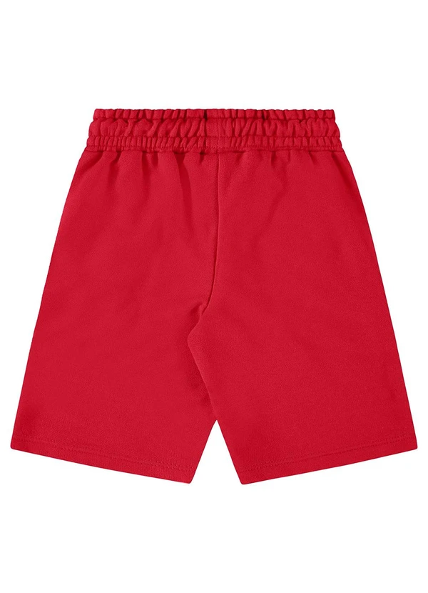 Up Baby - Bermuda Infantil para Menino Vermelho 2