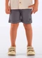 Up Baby - Bermuda Infantil Sarja com Elastano Cinza - variação: Cinza