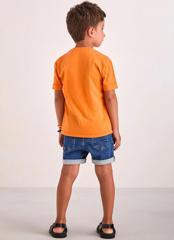 Youccie - Bermuda Jeans Azul Básica Azul 4