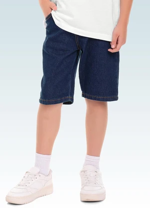 Fakini Kids - Bermuda Jeans Azul - FAKINI KIDS