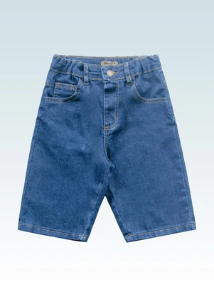 Fakini Kids - Bermuda Jeans Azul - FAKINI KIDS