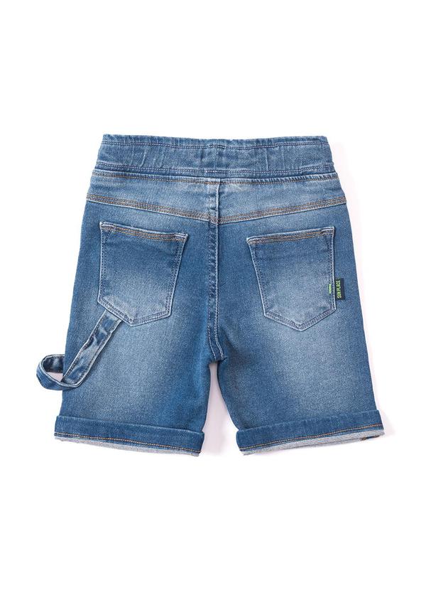 Sun Place - Bermuda Jeans Bebê Menino Jogger Azul 2