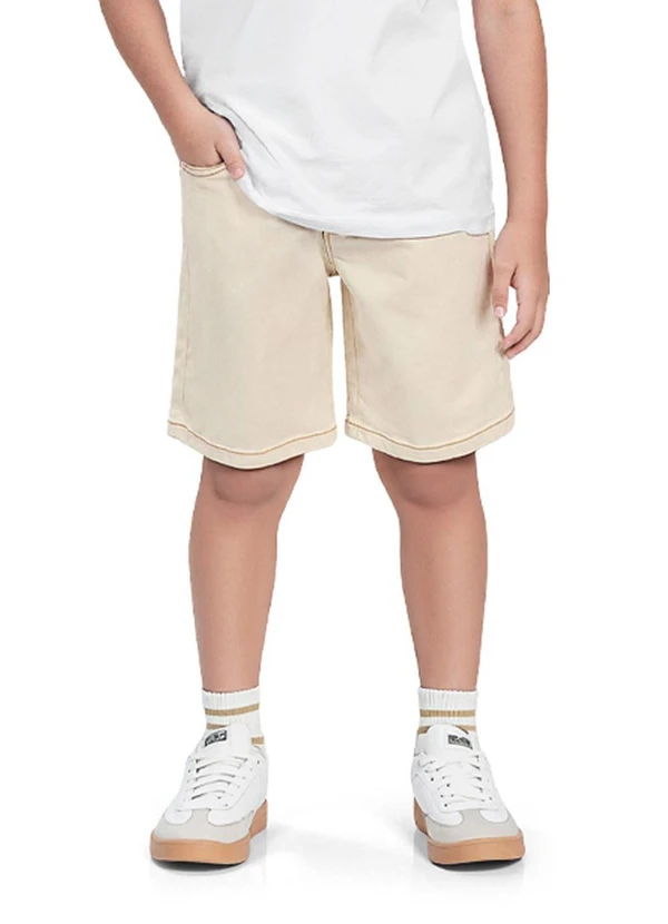 Fkn Play Denim - Bermuda Jeans Bege 2