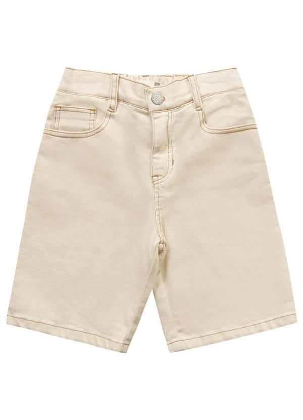 Fkn Play Denim - Bermuda Jeans Bege 4