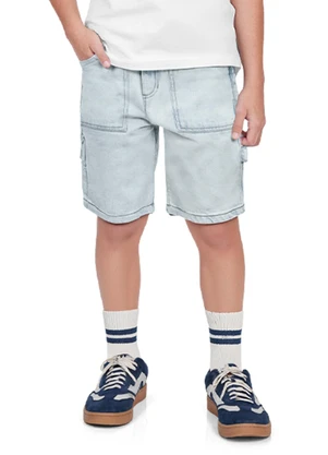 Fkn Play Denim - Bermuda Jeans Claro - FKN PLAY DENIM