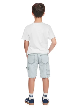 Fkn Play Denim - Bermuda Jeans Claro - FKN PLAY DENIM