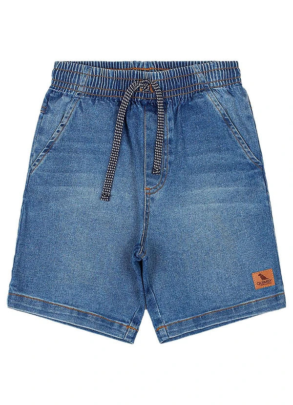 Quimby - Bermuda Jeans Infantil Masculina Azul 3