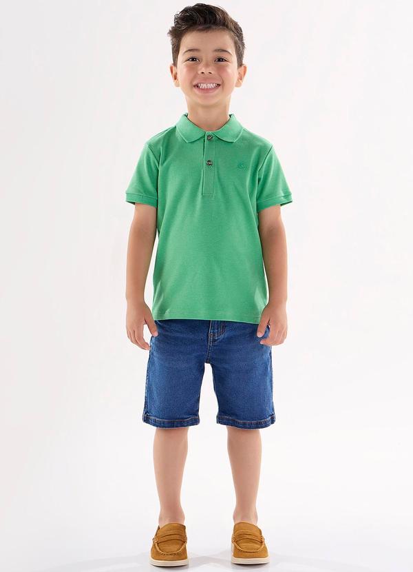 Up Baby - Bermuda Jeans Infantil para Menino Azul 2