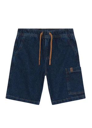 Brandili - Bermuda Jeans Teen Menino Azul - BRANDILI