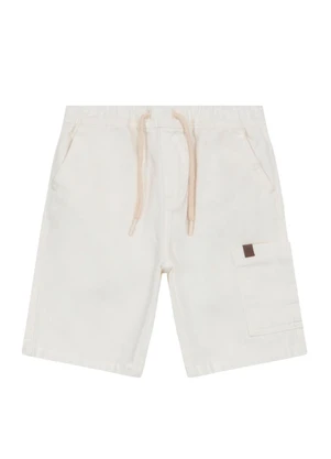 Brandili - Bermuda Jeans Teen Menino Bege - BRANDILI