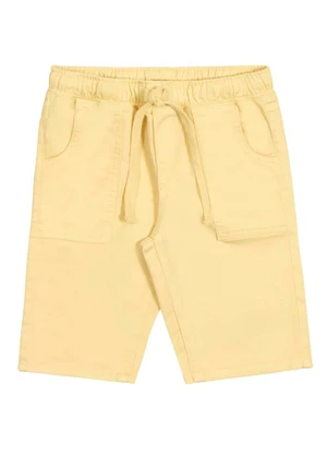 Alakazoo - Bermuda Jogging Infantil Sarja ElastanoAmarelo - ALAKAZOO