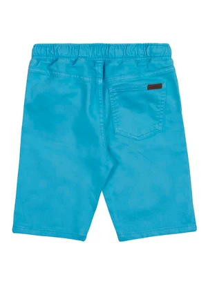 Alakazoo - Bermuda Jogging Infantil Sarja Elastano Azul - ALAKAZOO