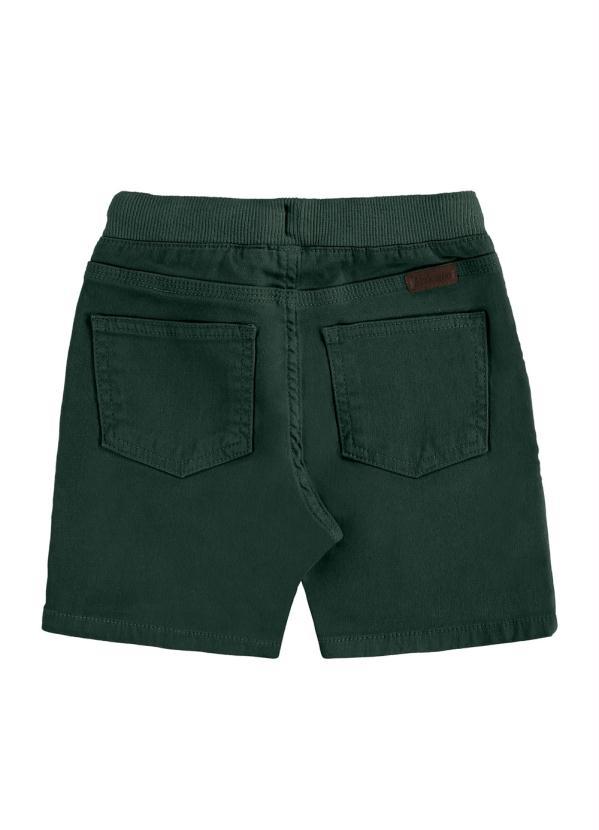 Alakazoo - Bermuda Jogging Sarja com Elastano Verde 4