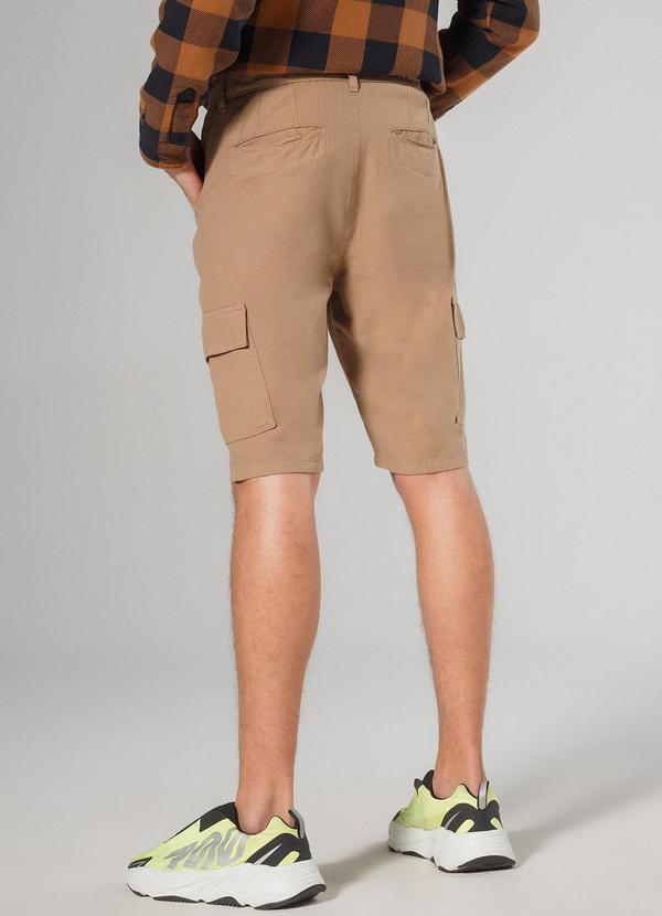 Sun Place - Bermuda Juvenil Masculina Jogger Marrom 2