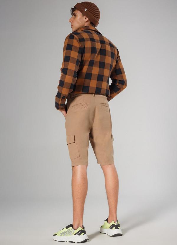 Sun Place - Bermuda Juvenil Masculina Jogger Marrom 4