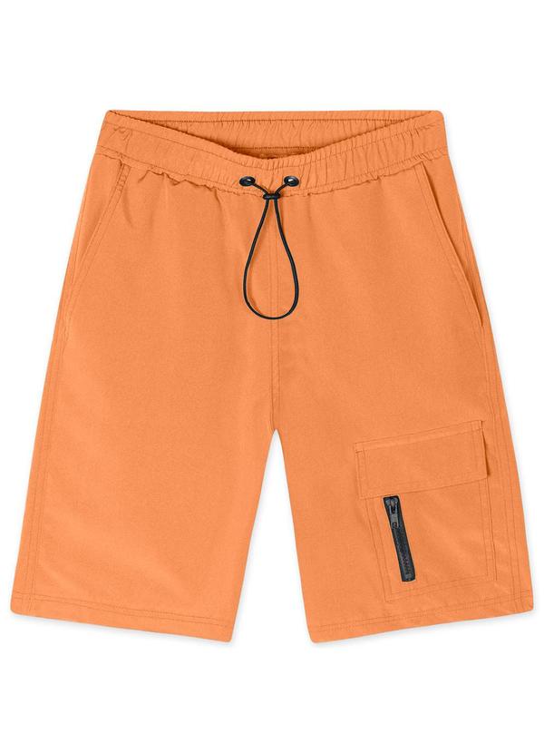 Hapier - Bermuda Juvenil Masculina Laranja