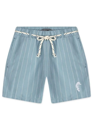 Tigor T Tigre - Bermuda Listrada Infantil Masculina Azul - TIGOR T TIGRE