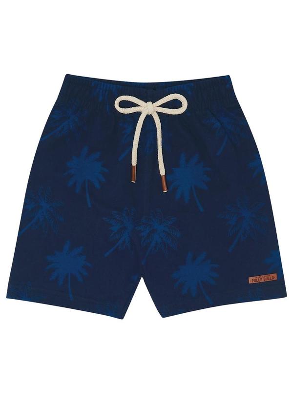 Pulla Bulla - Bermuda Malha Azul Marinho