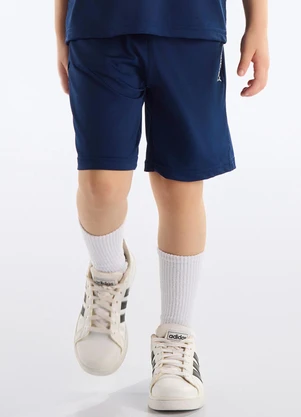 Quimby - Bermuda Malha Dry Fit Azul - QUIMBY