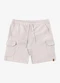 Rovitex - Bermuda Masculina Cargo com Elástico Shift Bege - variação: Cinza