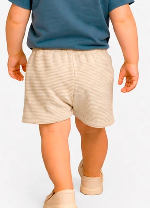 Rovitex - Bermuda Masculina Infantil Bege - ROVITEX