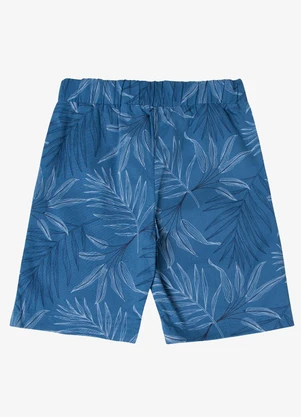 Trick Nick - Bermuda Masculina Infantil Sarja Azul - TRICK NICK