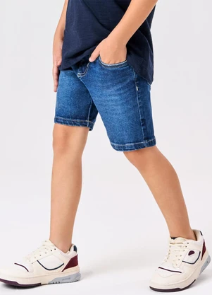 Trick Nick - Bermuda Masculina Jeans Azul - TRICK NICK