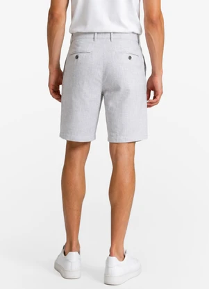 Minty - Bermuda Masculina Juvenil em Cotton Cinza - MINTY