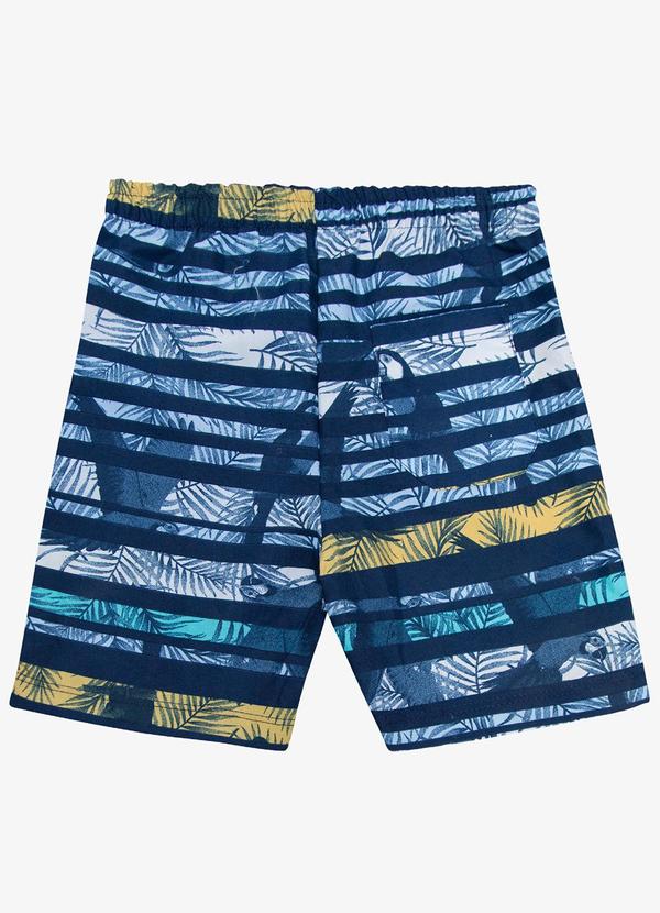 Rovi Kids - Bermuda Masculina Tactel Rovitex Kids Azul 2