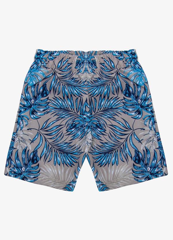 Rovi Kids - Bermuda Masculina Tecido Rovitex Kids Bege