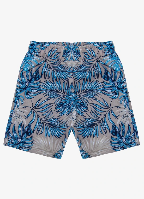 Rovi Kids - Bermuda Masculina Tecido Rovitex Kids Bege