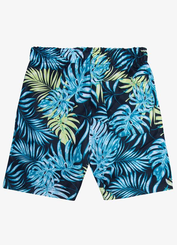 Rovi Kids - Bermuda Masculina Tecido Rovitex Kids Preto 2